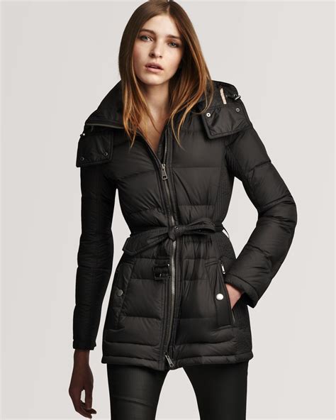 puffer burberry coat women